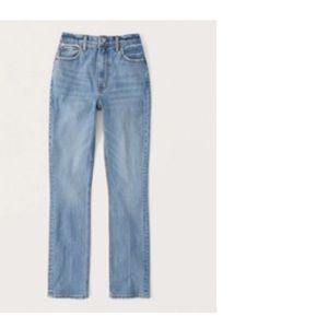 Abercrombie Ultra High Rise 90s Slim Straight Jean